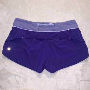 Purple Lululemon shorts